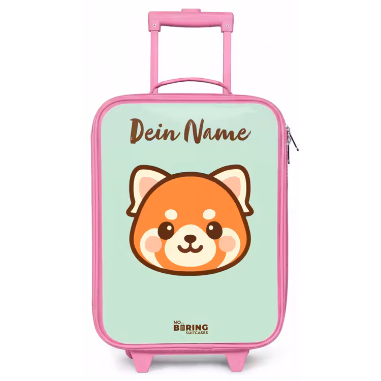 Kawai - Rode panda - Groen Kinderkoffer - Roze klein -zz3dotto