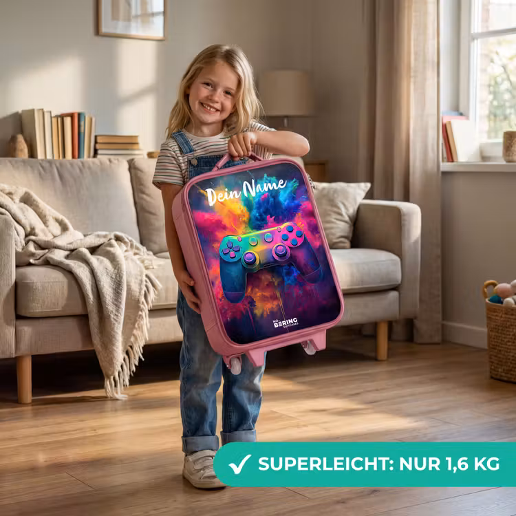 Game - Controller - Kleurrijk - Explosie Kinderkoffer - Roze klein -sfeer2_DE