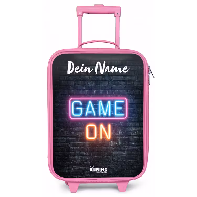 Game - Neon - Muur Kinderkoffer - Roze klein -zz3dotto