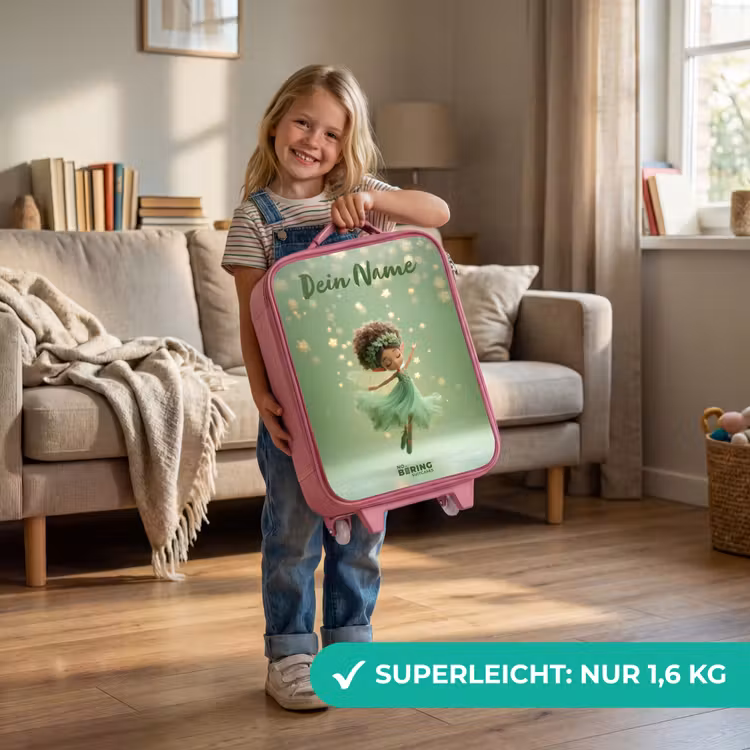 Dansende fee in groen licht Kinderkoffer - Roze klein -sfeer2_DE
