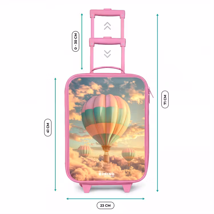 Pastel skyliner Kinderkoffer - Roze klein -productfoto_formaten