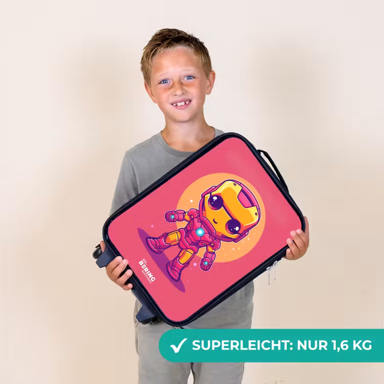 Roze ranger Kinderkoffer - Zwart klein -sfeer4_DE