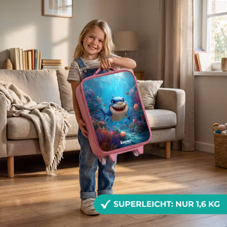 Rif - Koraal - Haai - Dier Kinderkoffer - Roze klein -sfeer2_DE