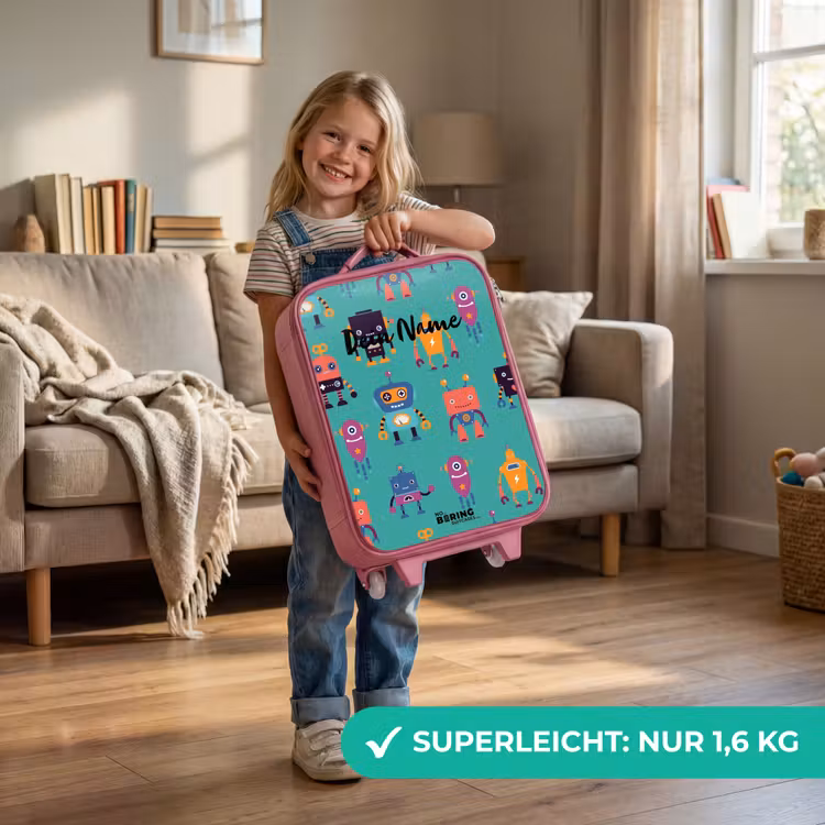 Robo rave Kinderkoffer - Roze klein -sfeer2_DE