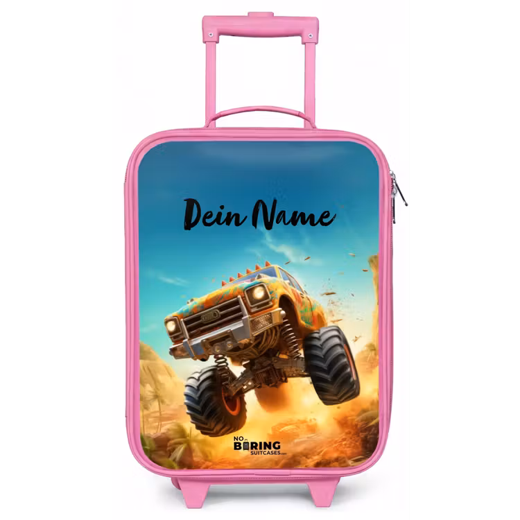Zandsloper Kinderkoffer - Roze klein -zz3dotto