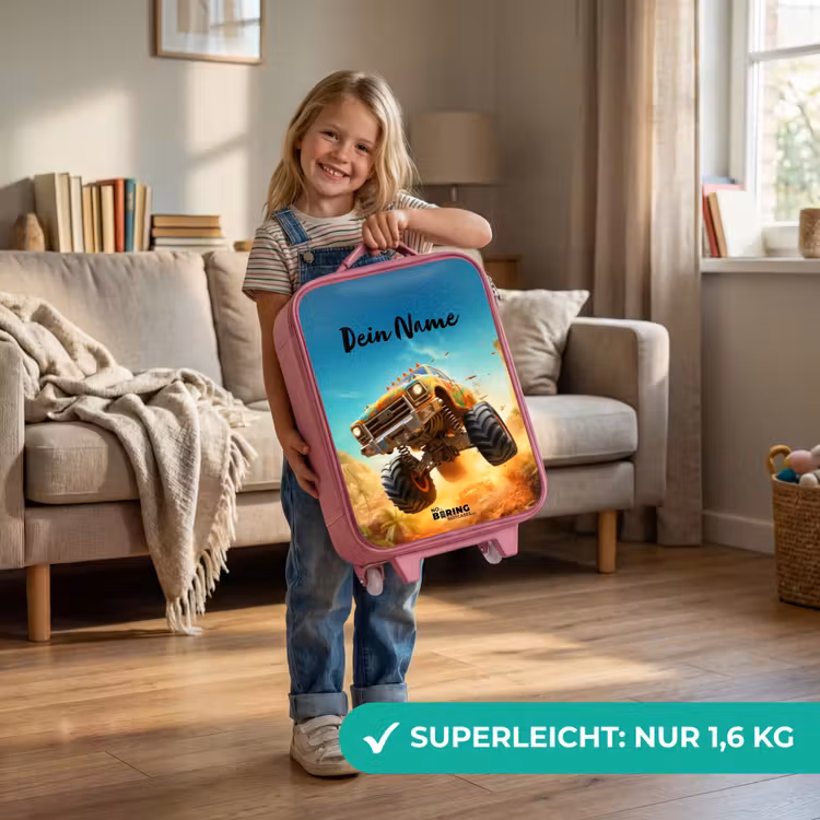 Zandsloper Kinderkoffer - Roze klein -sfeer2_DE