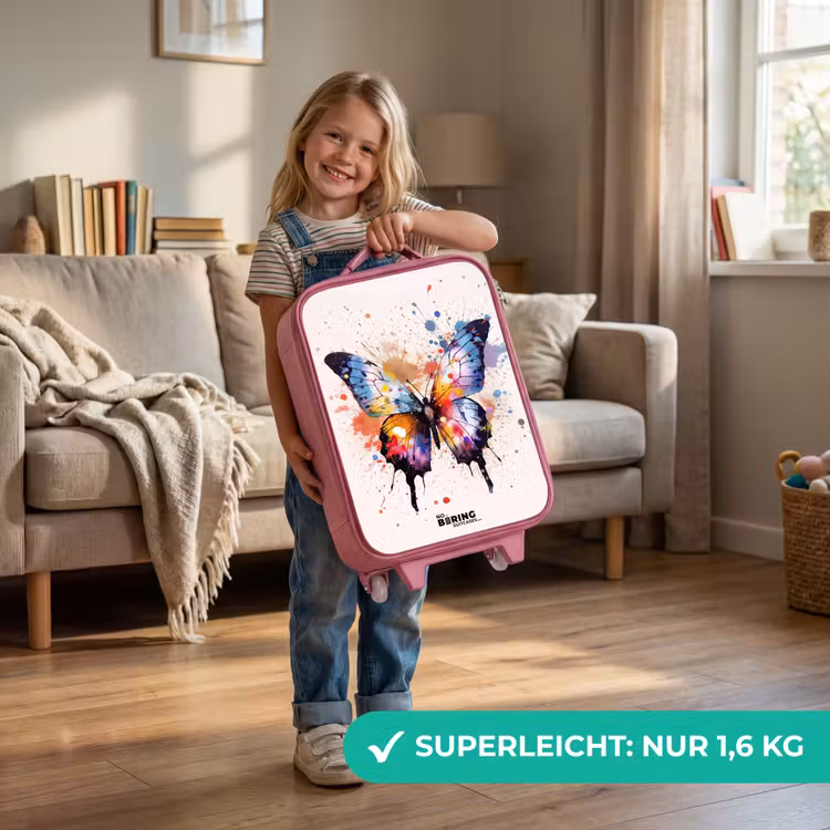 Vlinderexplosie Kinderkoffer - Roze klein -sfeer2_DE