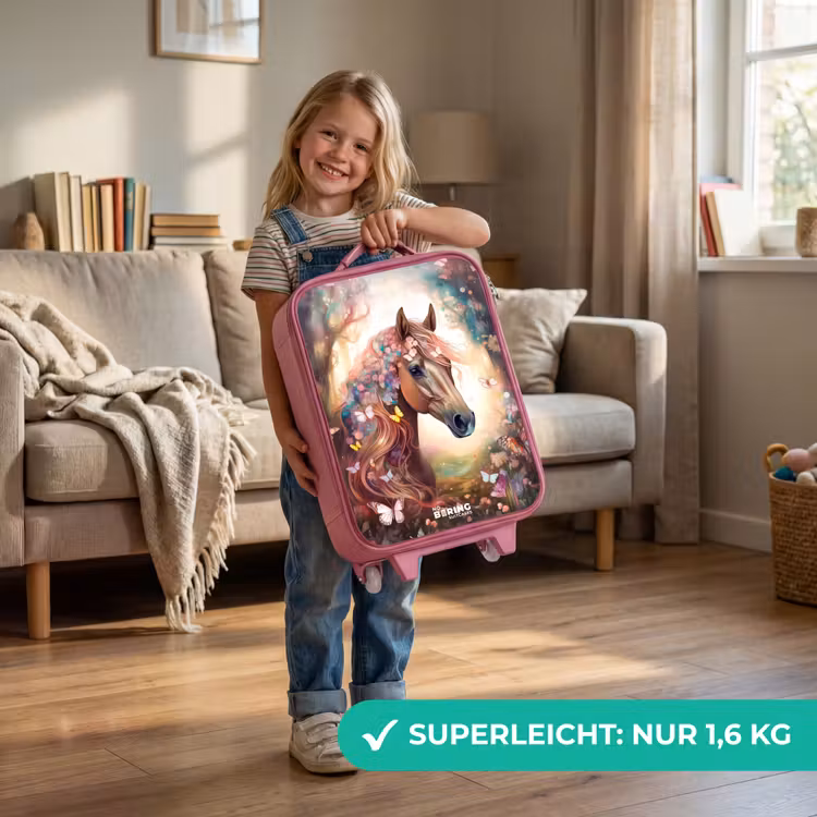Vlindermerrie Kinderkoffer - Roze klein -sfeer2_DE