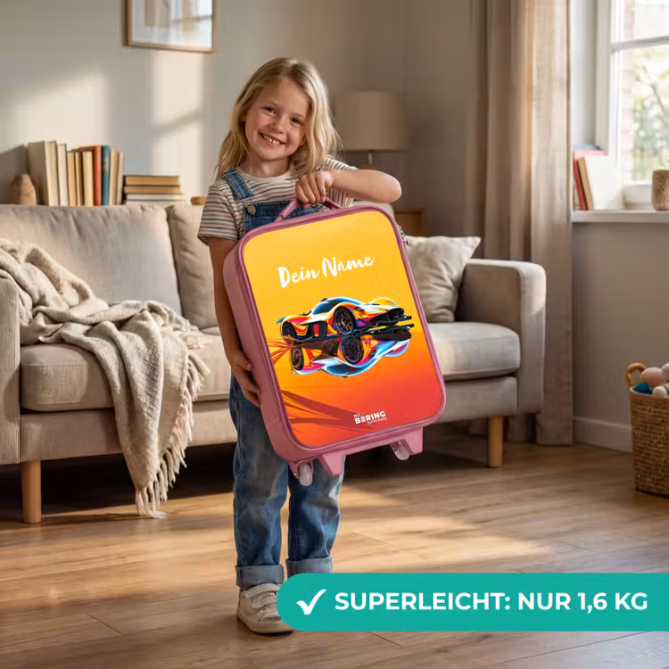 Sunbeam sprinter Kinderkoffer - Roze klein -sfeer2_DE