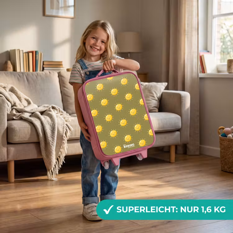 Sunny situation olijf Kinderkoffer - Roze klein -sfeer2_DE