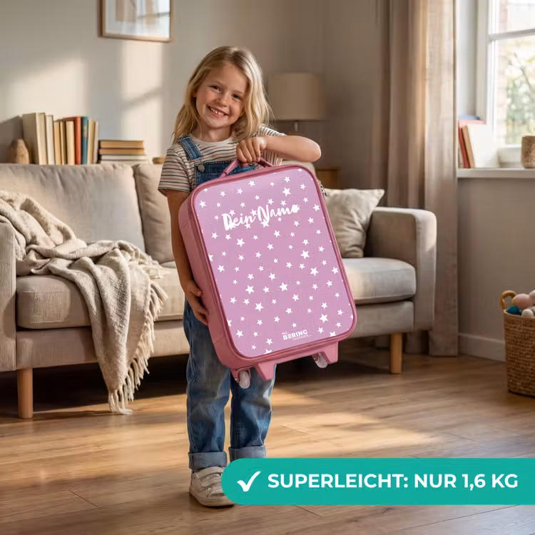 Sterrenstof Kinderkoffer - Roze klein -sfeer2_DE