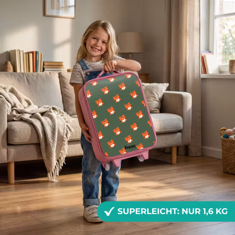 Tijger turbulentie Kinderkoffer - Roze klein -sfeer2_DE