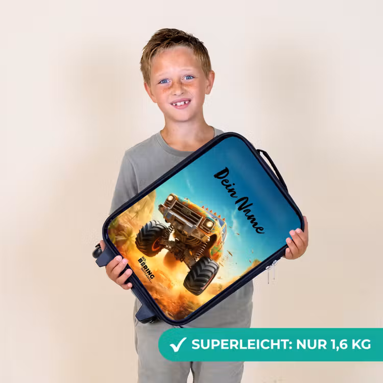 Zandsloper Kinderkoffer - Zwart klein -sfeer4_DE