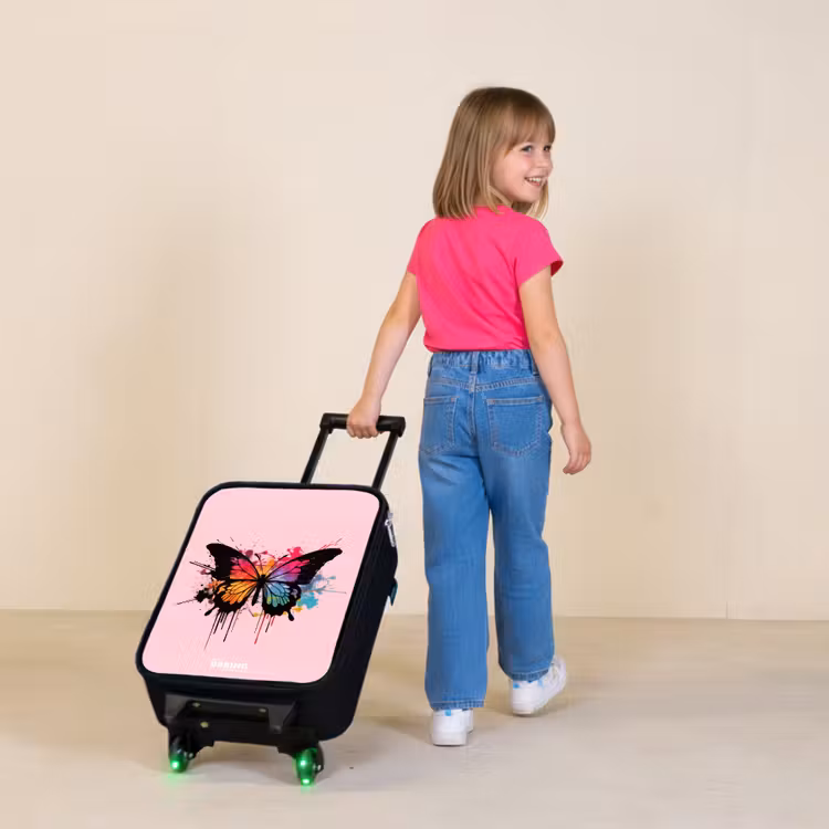 Vlinderverf Kinderkoffer - Zwart klein -sfeer1