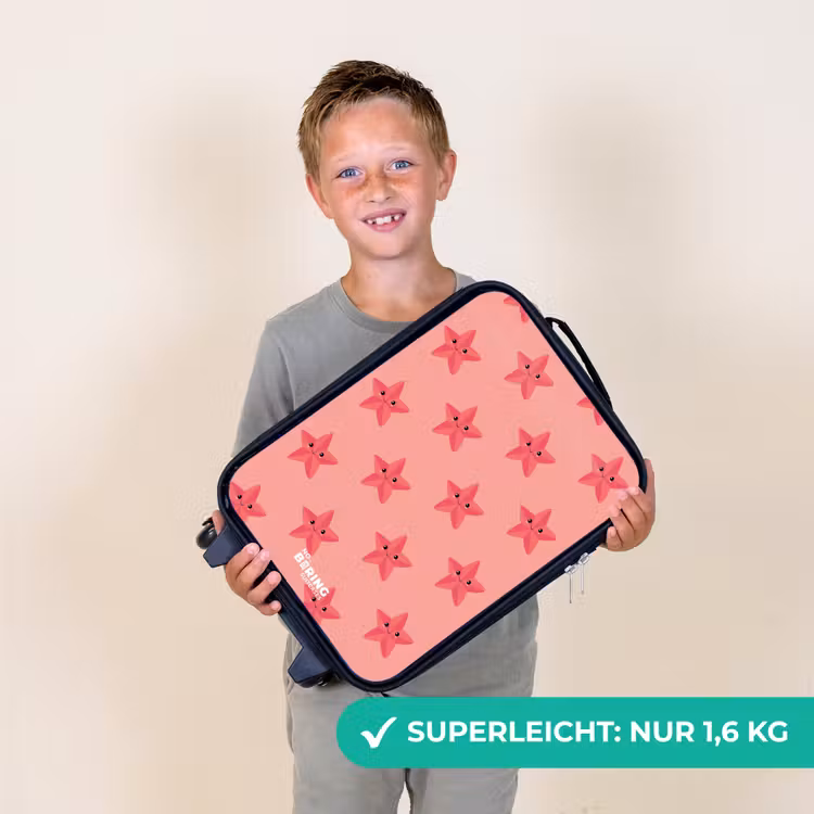 Zeester zandstorm Kinderkoffer - Zwart klein -sfeer4_DE