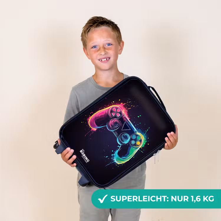 Game - Controller - Kleurrijk Kinderkoffer - Zwart klein -sfeer4_DE