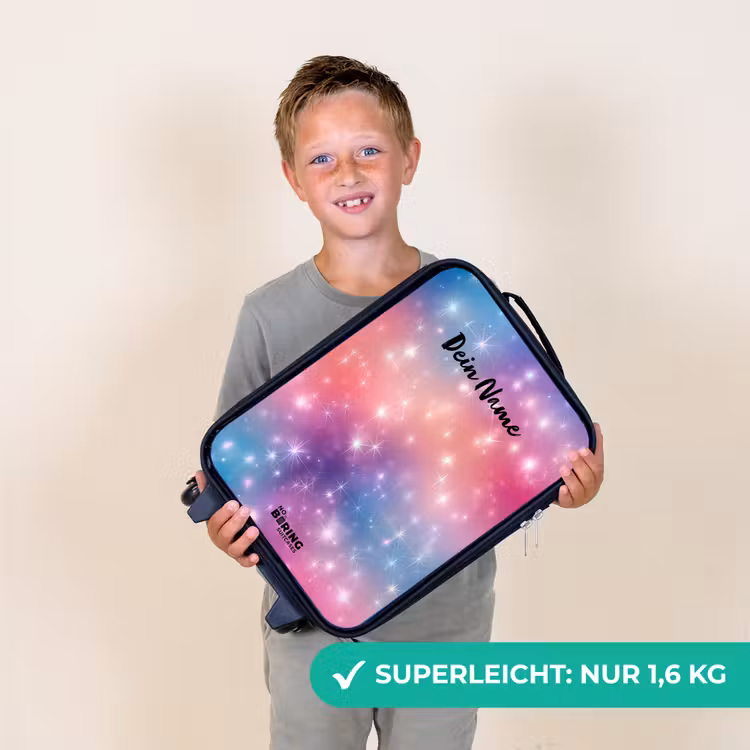 Sterren - Abstract - Kleuren Kinderkoffer - Zwart klein -sfeer4_DE