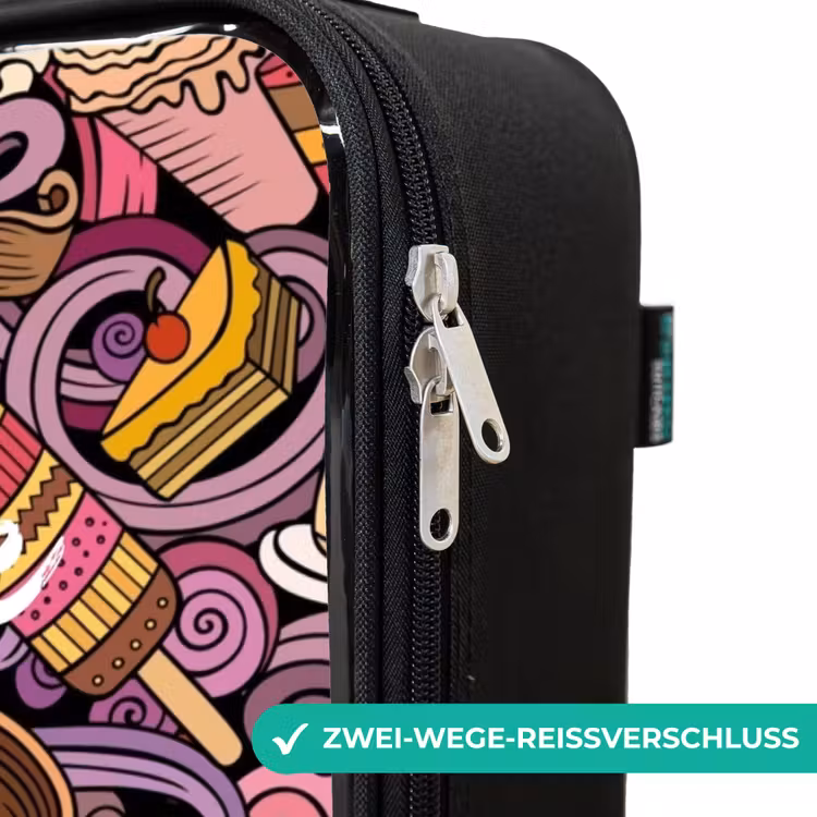 Sweet surprises Kinderkoffer - Zwart klein -rits_DE
