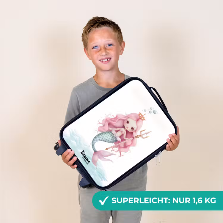 Suzy sirene Kinderkoffer - Zwart klein -sfeer4_DE