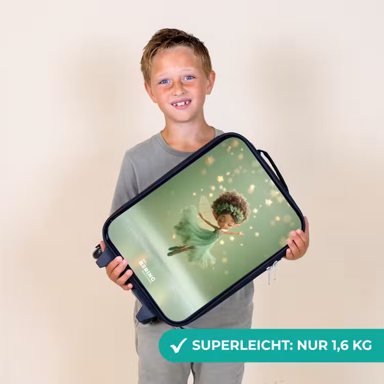 Dansende fee in groen licht Kinderkoffer - Zwart klein -sfeer4_DE