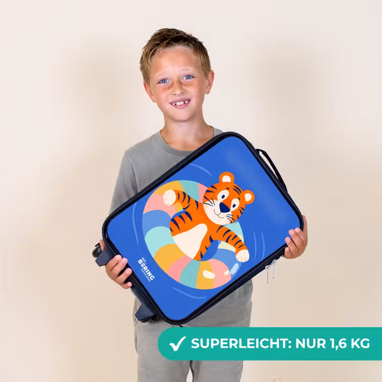Tijger - Zwemband - Water Kinderkoffer - Zwart klein -sfeer4_DE