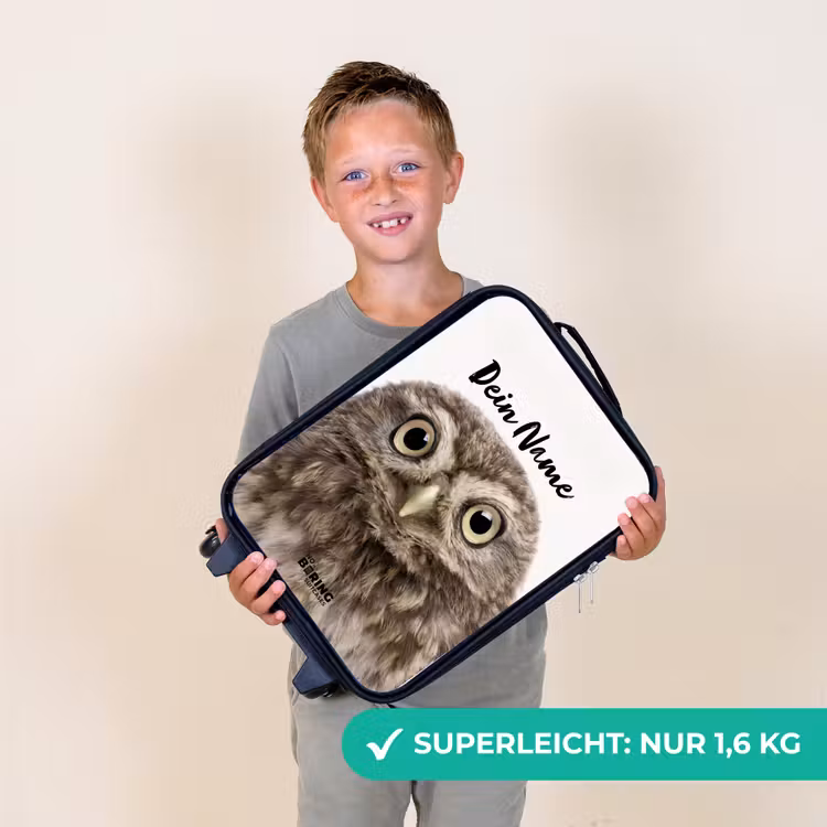 Ulke Uil Kinderkoffer - Zwart klein -sfeer4_DE