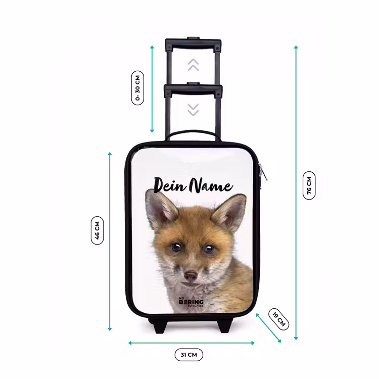Victor Vos Kinderkoffer - Zwart klein -productfoto_formaten