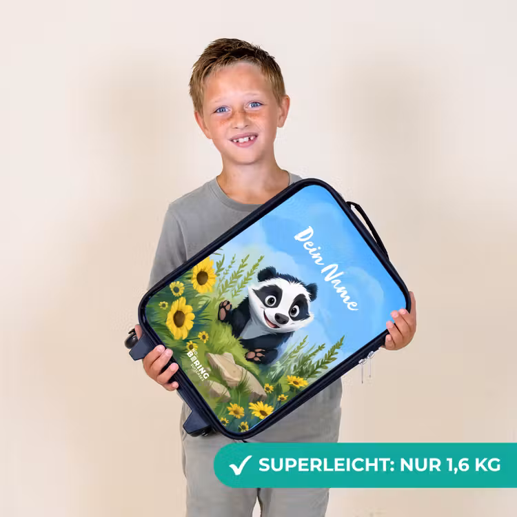 Willem wasbeer Kinderkoffer - Zwart klein -sfeer4_DE