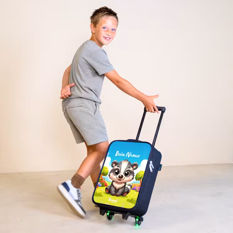 Willy Wipstaart Kinderkoffer - Zwart klein -sfeer3