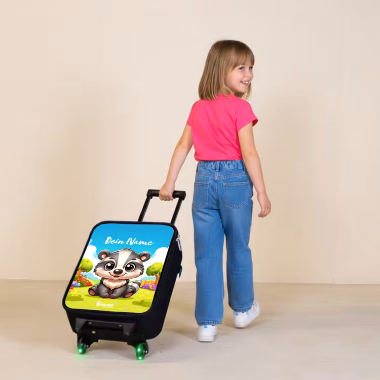 Willy Wipstaart Kinderkoffer - Zwart klein -sfeer1