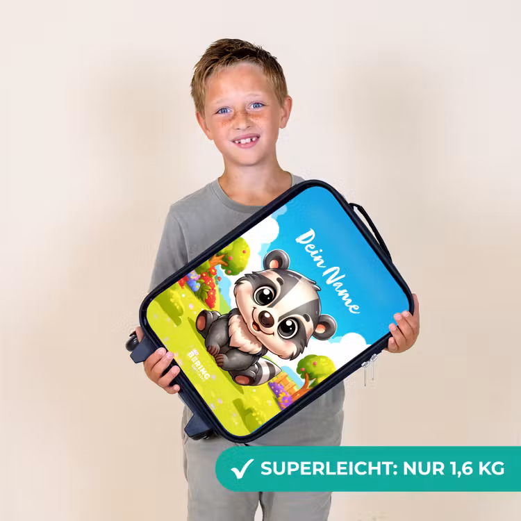 Willy Wipstaart Kinderkoffer - Zwart klein -sfeer4_DE