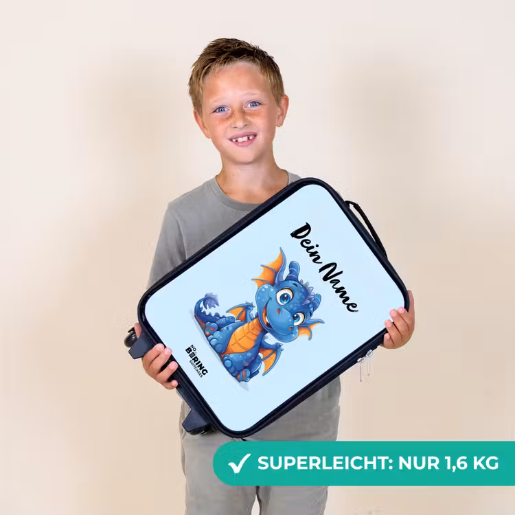 Dinky draakje Kinderkoffer - Zwart klein -sfeer4_DE