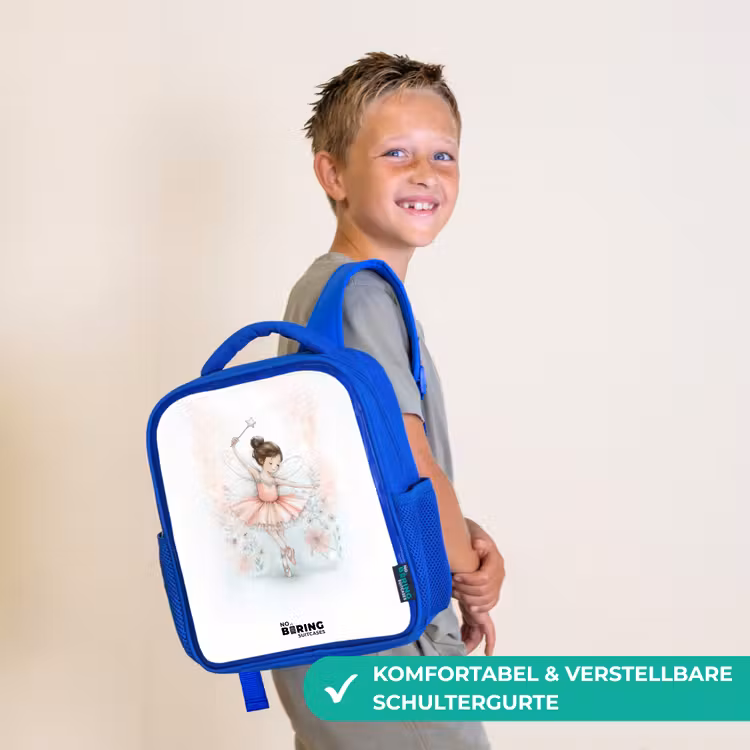 Ballerina - Elf - Fee Kinderrugzak - Blauw middel -sfeer3_DE