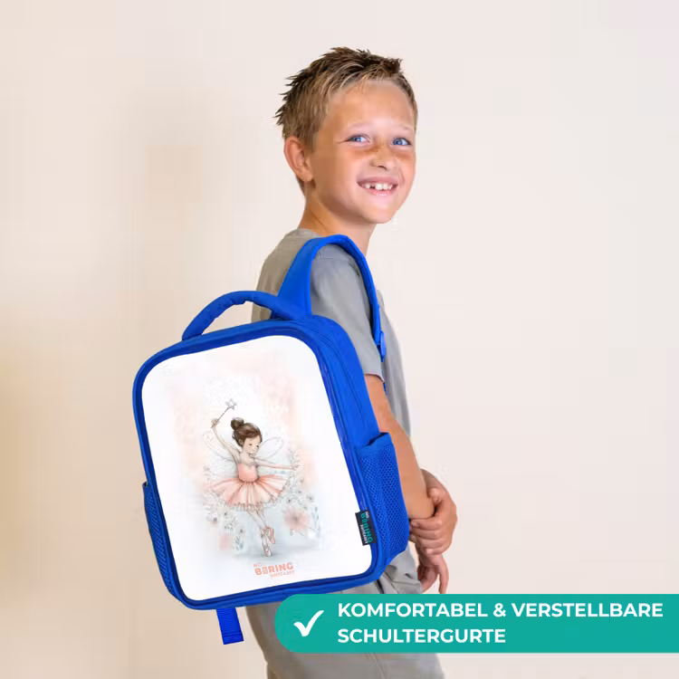 Ballerina - Elf - Fee Kinderrugzak - Blauw middel -sfeer3_DE