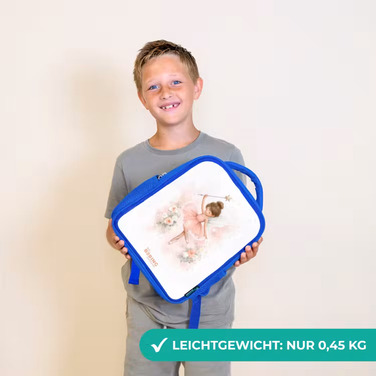 Ballerina fee in roze Kinderrugzak - Blauw middel -sfeer1_DE