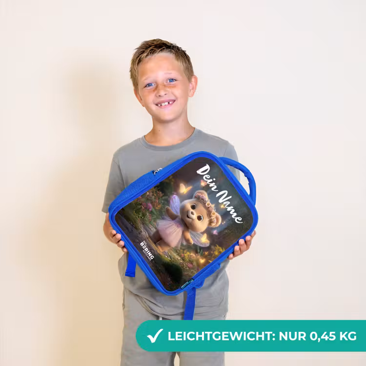 Beer - Vlinders - Bos - Fairy Kinderrugzak - Blauw middel -sfeer1_DE