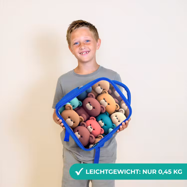 Beren Bonanza Kinderrugzak - Blauw middel -sfeer1_DE