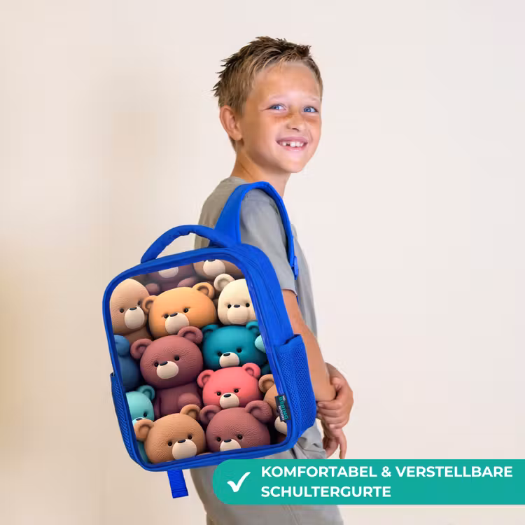 Beren Bonanza Kinderrugzak - Blauw middel -sfeer3_DE