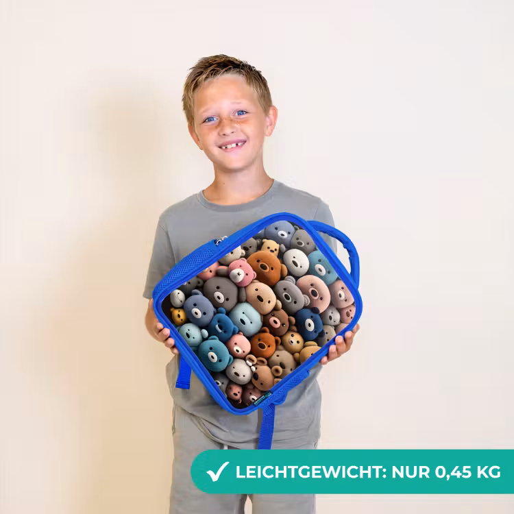 Berenfeestje Kinderrugzak - Blauw middel -sfeer1_DE