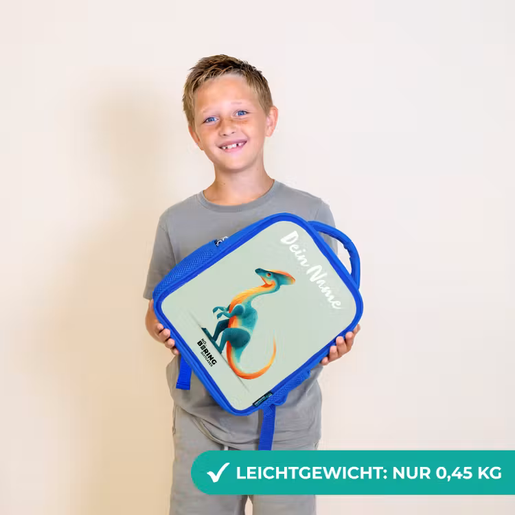 Dino - Blauw - Dier Kinderrugzak - Blauw middel -sfeer1_DE