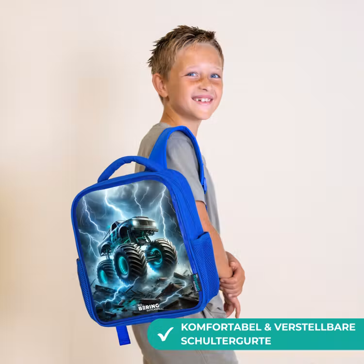 Thunder Wheels Kinderrugzak - Blauw middel -sfeer3_DE