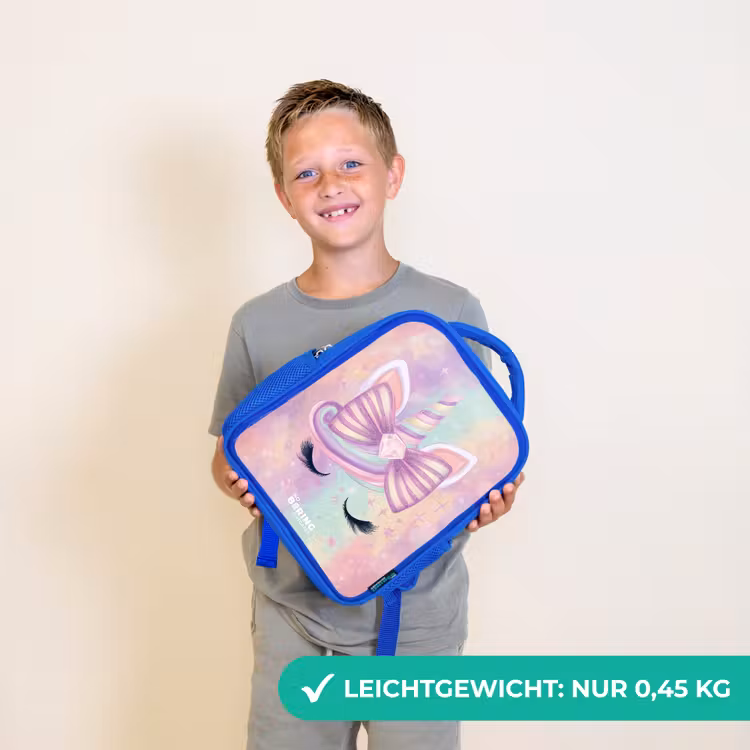 Eenhoorn Kinderrugzak - Blauw middel -sfeer1_DE