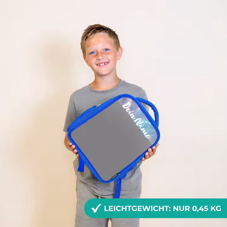 Ijsbeer - Kroon - Winter Kinderrugzak - Blauw middel -sfeer1_DE
