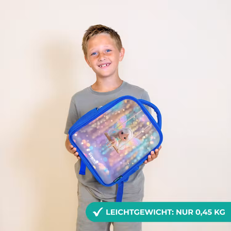 Fee - Elf - Regenboog Kinderrugzak - Blauw middel -sfeer1_DE