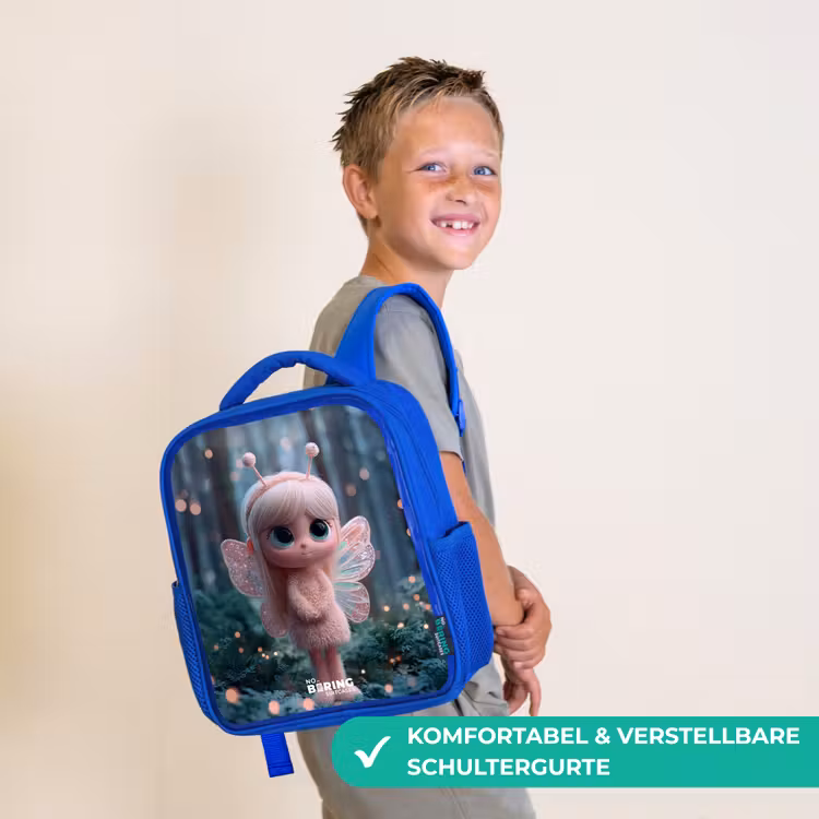Fairy - Bos - Glitters Kinderrugzak - Blauw middel -sfeer3_DE