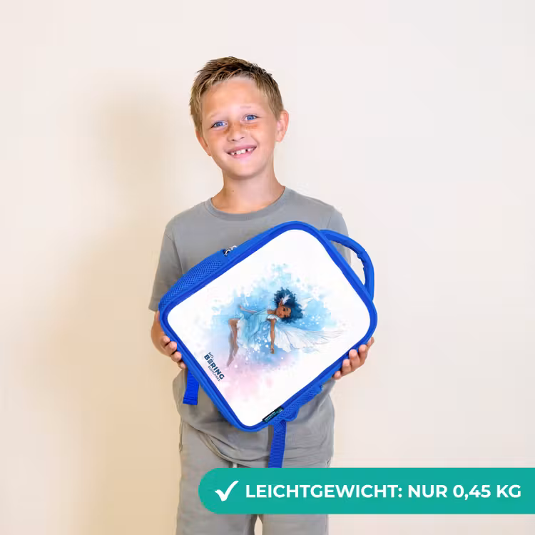 Vliegende fee in blauwe tinten Kinderrugzak - Blauw middel -sfeer1_DE