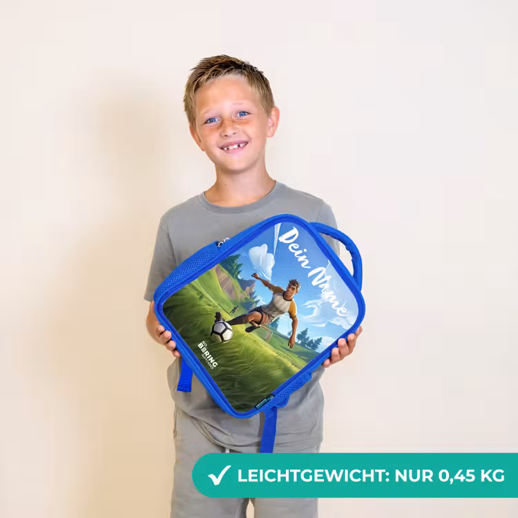 Voetbal - Jongen - Goal - Voetbaltenue Kinderrugzak - Blauw middel -sfeer1_DE