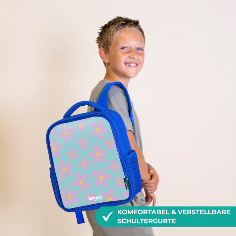 Madeliefjesmania mint Kinderrugzak - Blauw middel -sfeer3_DE