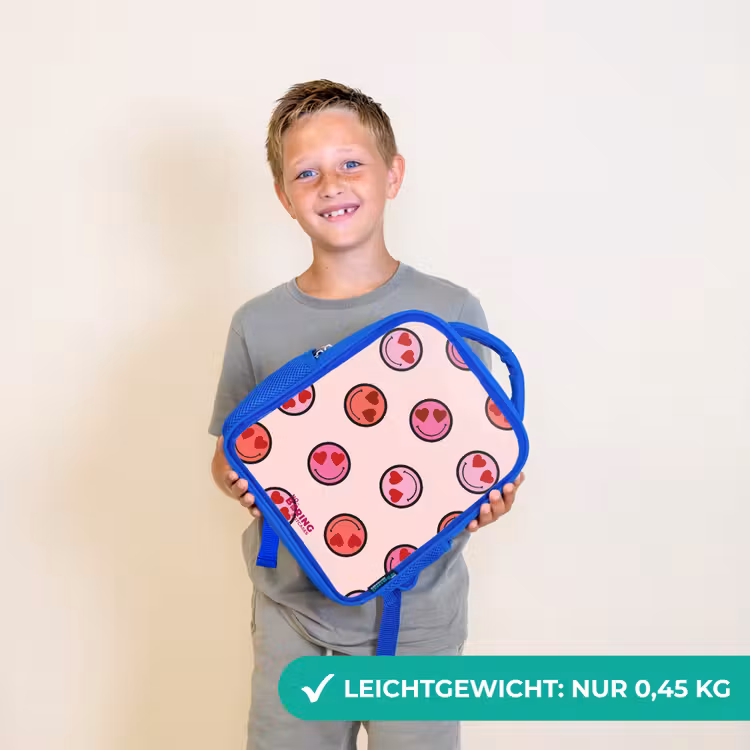 Hartje - Smiley - Patroon Kinderrugzak - Blauw middel -sfeer1_DE