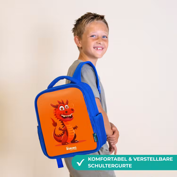 Horacio hotshot Kinderrugzak - Blauw middel -sfeer3_DE